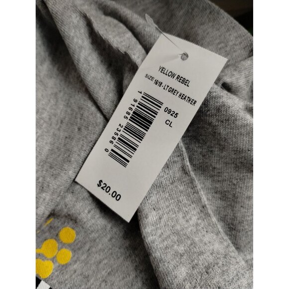 Transformers Boys 16 to 18 Gray Bumblebee Yellow Rebel Racing T-Shirt New - Picture 6 of 6